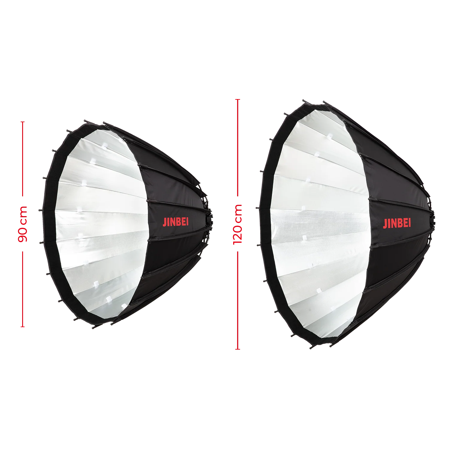Softbox Deep | Reflective | 90 cm / 120 cm | mit Grid