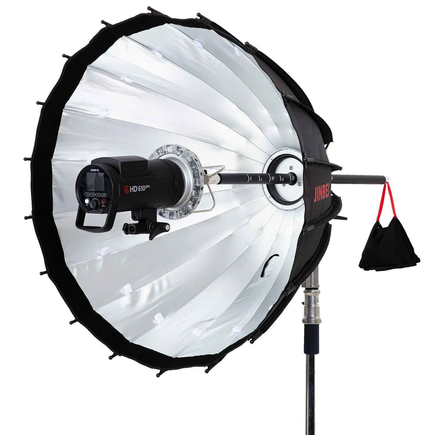 Softbox Deep | Reflective | 90 cm / 120 cm | mit Grid - Image 5