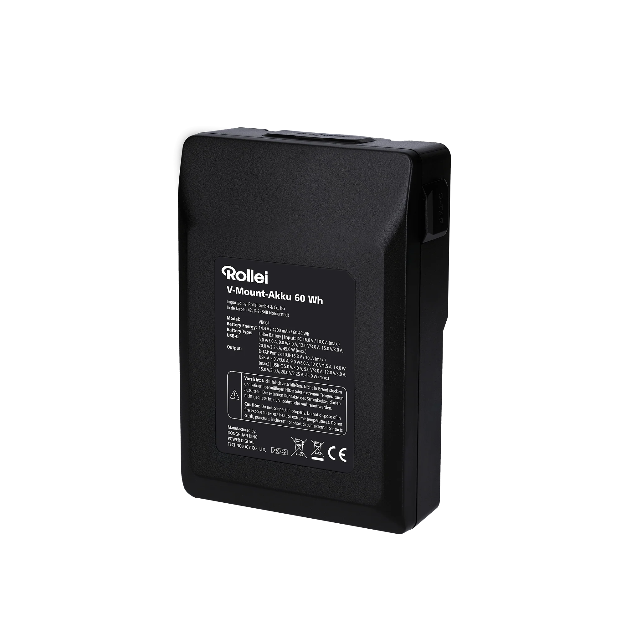V-Mount Akku | 60 Wh - Image 2